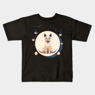 Tonkinese Cat Xmas Ornament, Love Cats Kids T-Shirt